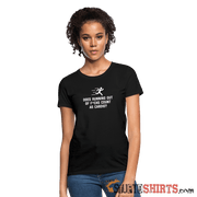 Running Out Of F*cks - Women's T-Shirt - StupidShirts.com Women's T-Shirt StupidShirts.com