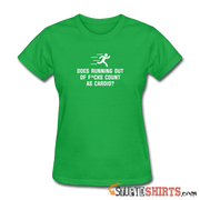 Running Out Of F*cks - Women's T-Shirt - StupidShirts.com Women's T-Shirt StupidShirts.com