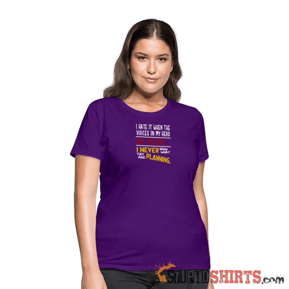Voices Go Silent - Women's T-Shirt - StupidShirts.com Women's T-Shirt StupidShirts.com