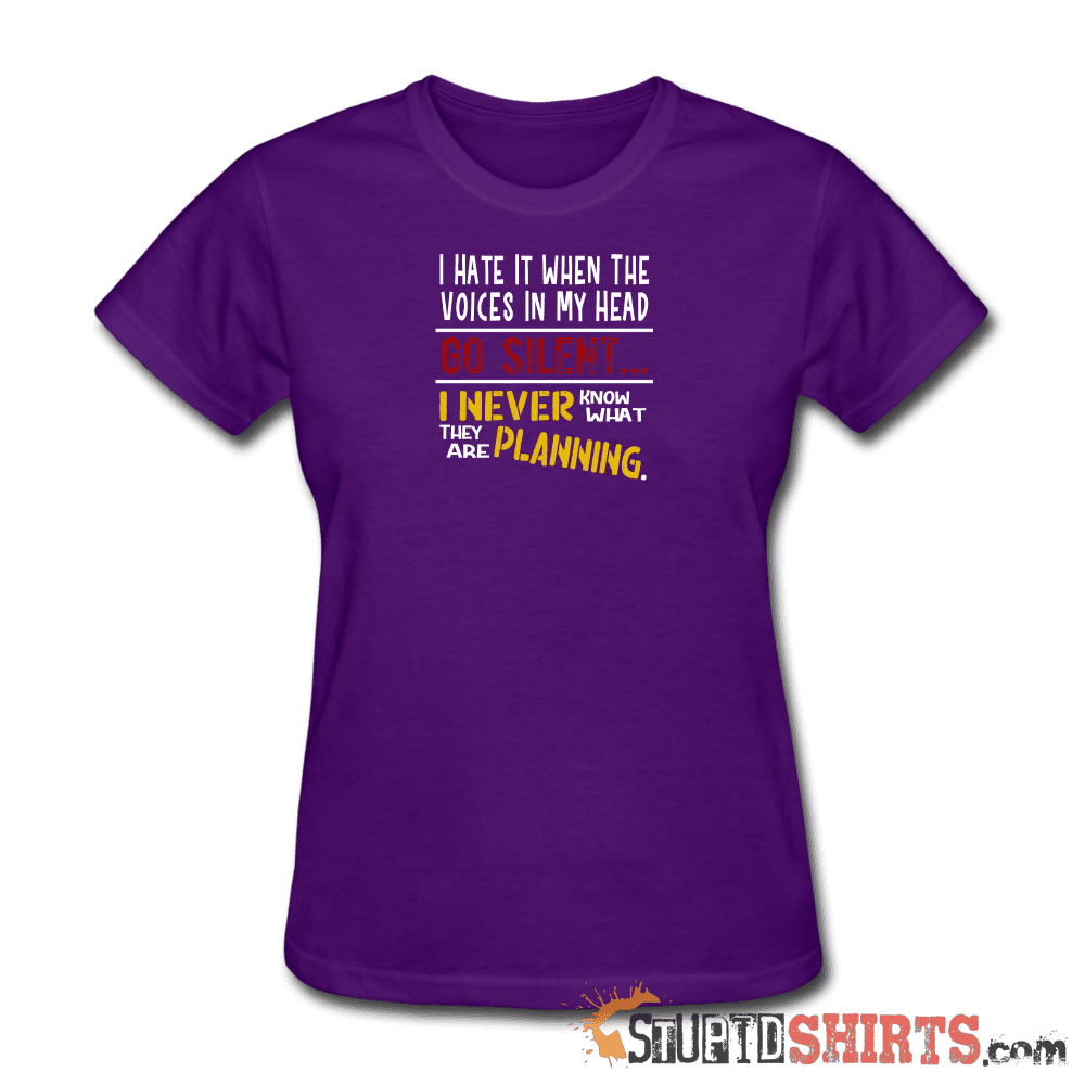 Voices Go Silent - Women's T-Shirt - StupidShirts.com Women's T-Shirt StupidShirts.com