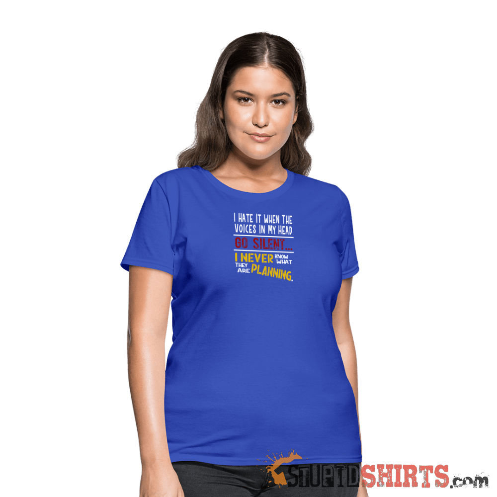 Voices Go Silent - Women's T-Shirt - StupidShirts.com Women's T-Shirt StupidShirts.com