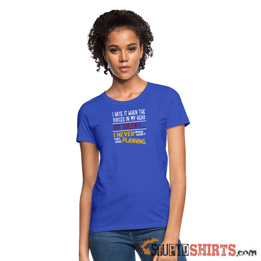 Voices Go Silent - Women's T-Shirt - StupidShirts.com Women's T-Shirt StupidShirts.com