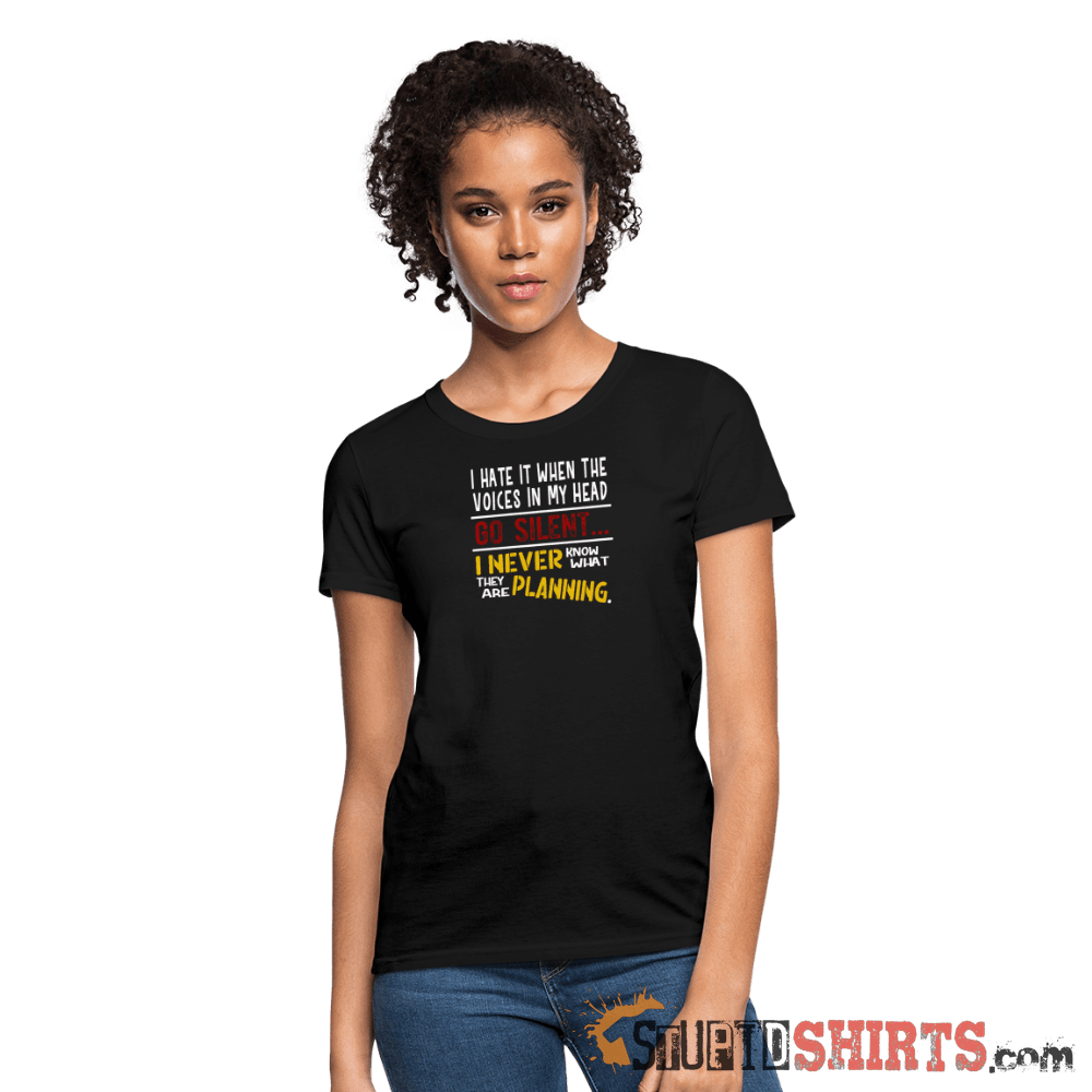 Voices Go Silent - Women's T-Shirt - StupidShirts.com Women's T-Shirt StupidShirts.com