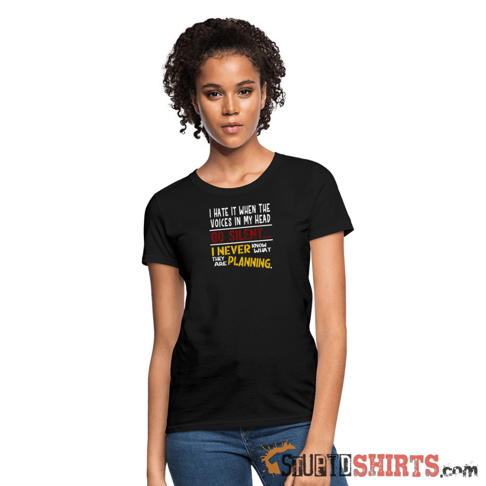 Voices Go Silent - Women's T-Shirt - StupidShirts.com Women's T-Shirt StupidShirts.com