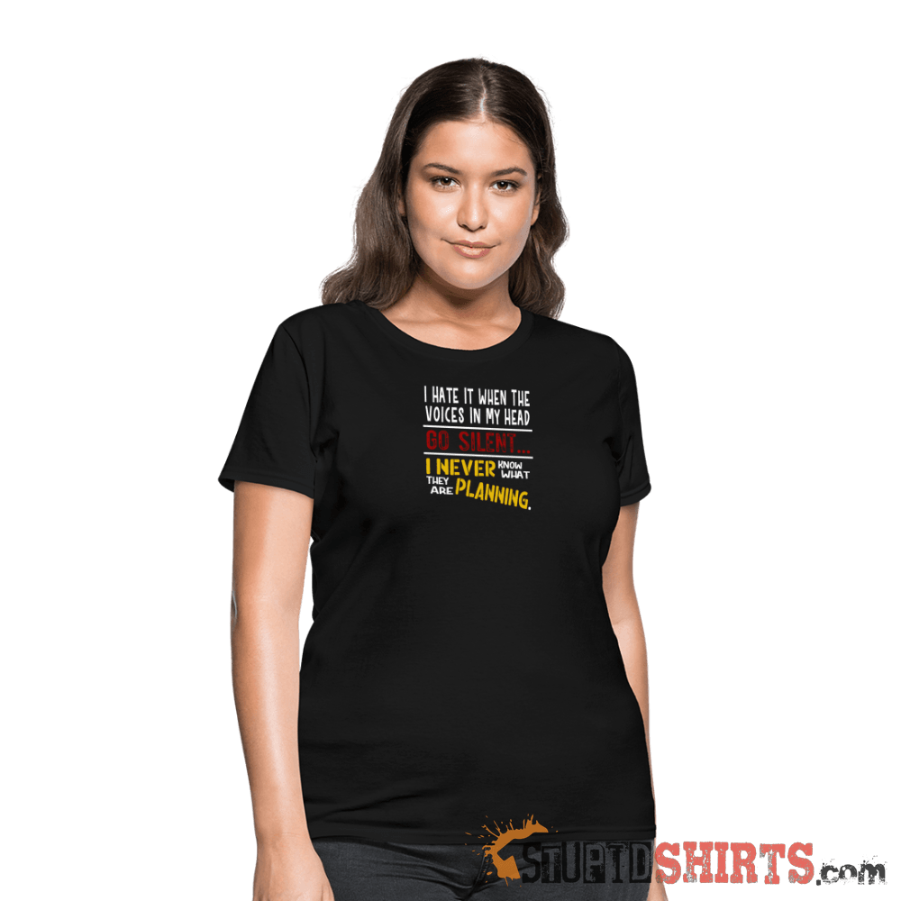 Voices Go Silent - Women's T-Shirt - StupidShirts.com Women's T-Shirt StupidShirts.com