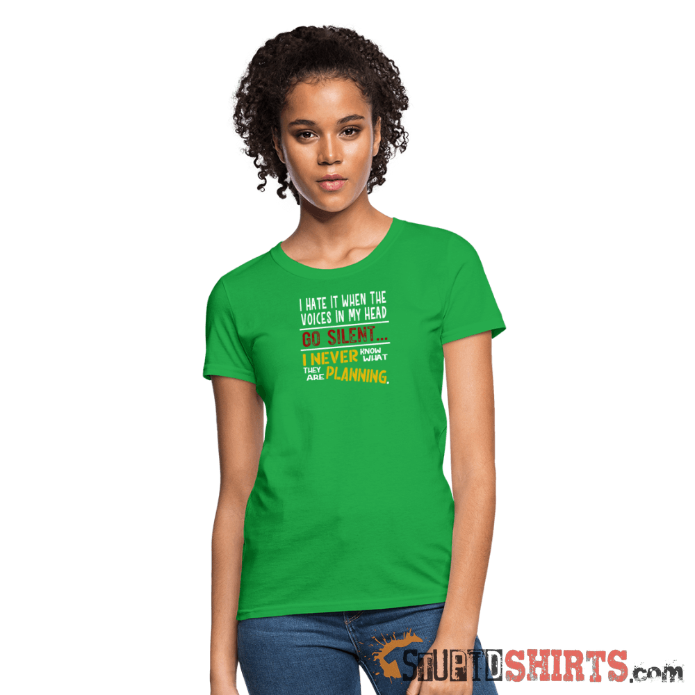 Voices Go Silent - Women's T-Shirt - StupidShirts.com Women's T-Shirt StupidShirts.com
