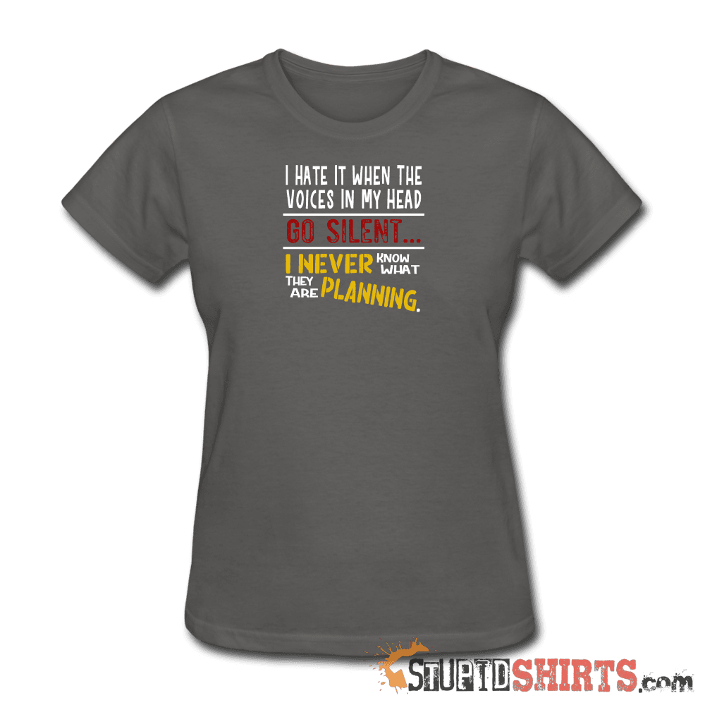 Voices Go Silent - Women's T-Shirt - StupidShirts.com Women's T-Shirt StupidShirts.com