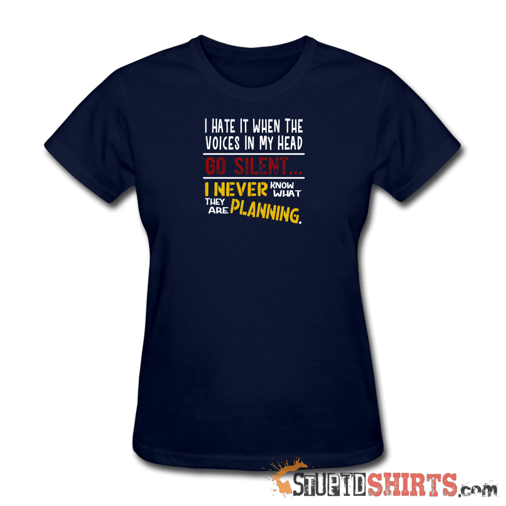Voices Go Silent - Women's T-Shirt - StupidShirts.com Women's T-Shirt StupidShirts.com