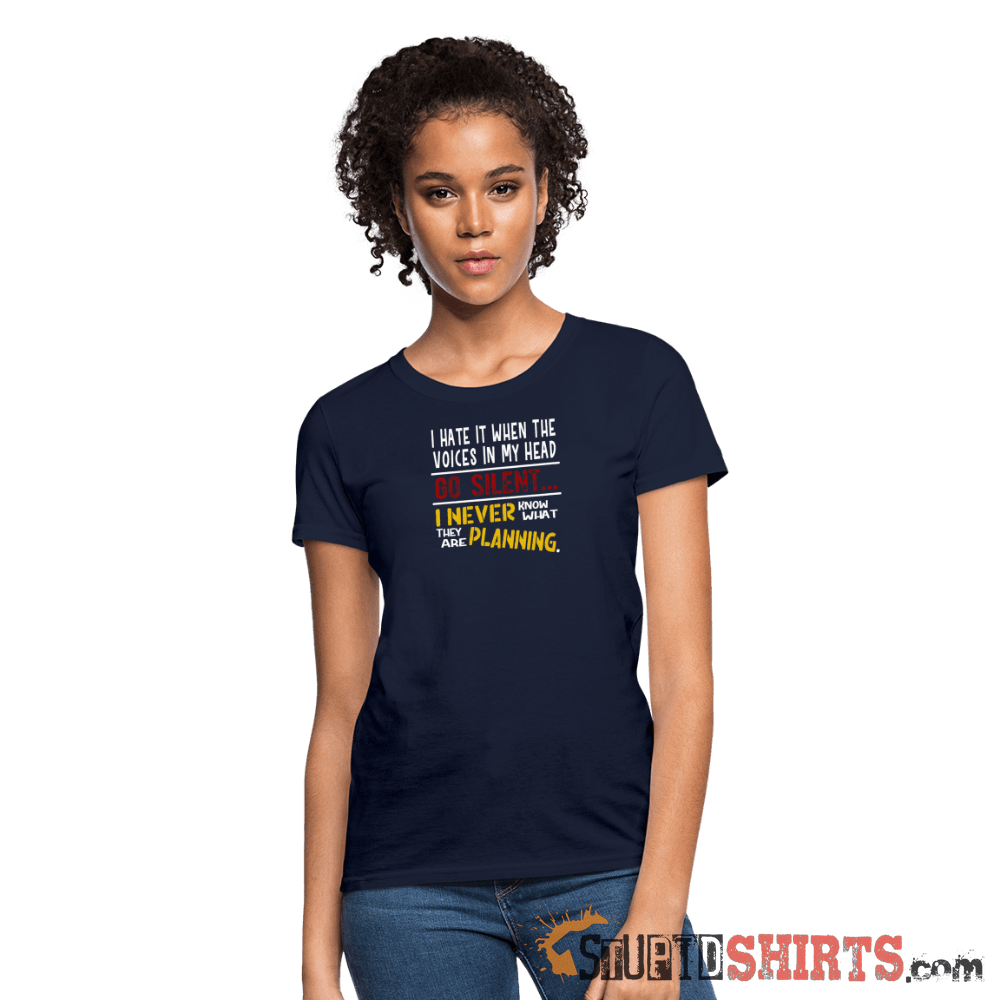 Voices Go Silent - Women's T-Shirt - StupidShirts.com Women's T-Shirt StupidShirts.com