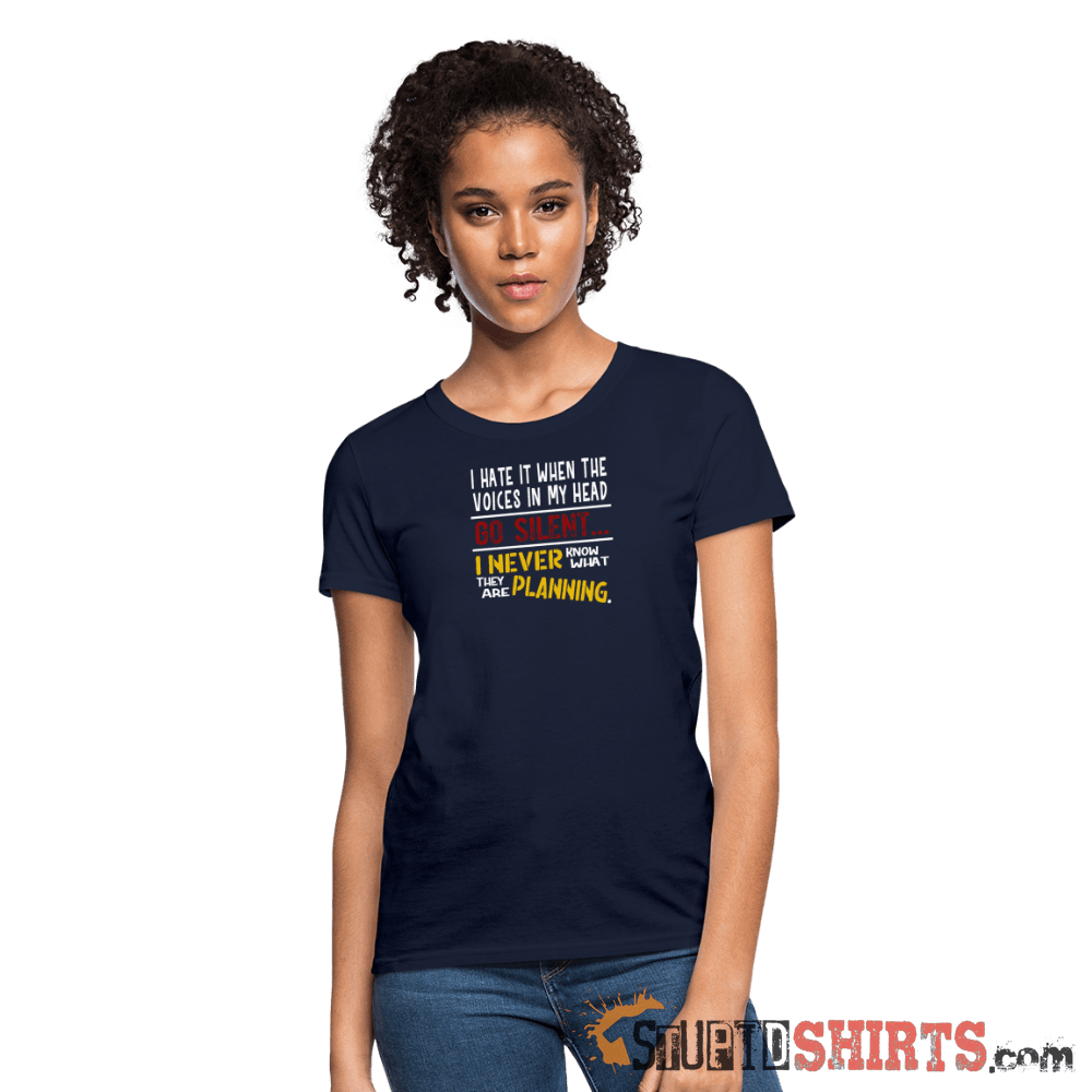 Voices Go Silent - Women's T-Shirt - StupidShirts.com Women's T-Shirt StupidShirts.com