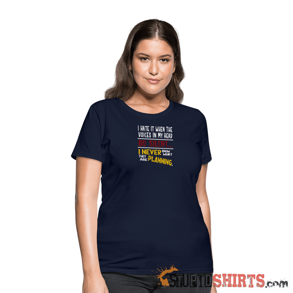 Voices Go Silent - Women's T-Shirt - StupidShirts.com Women's T-Shirt StupidShirts.com