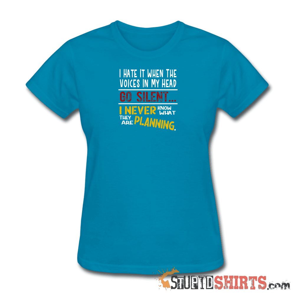 Voices Go Silent - Women's T-Shirt - StupidShirts.com Women's T-Shirt StupidShirts.com