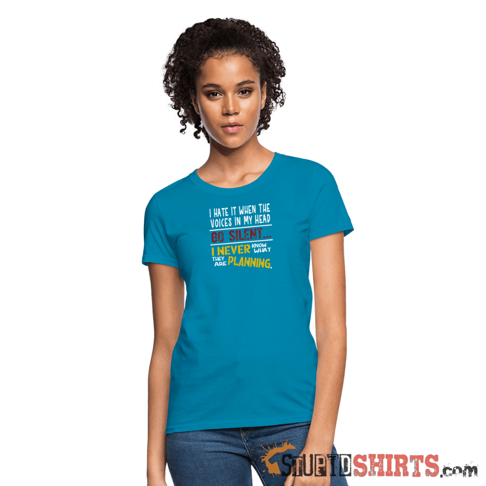 Voices Go Silent - Women's T-Shirt - StupidShirts.com Women's T-Shirt StupidShirts.com