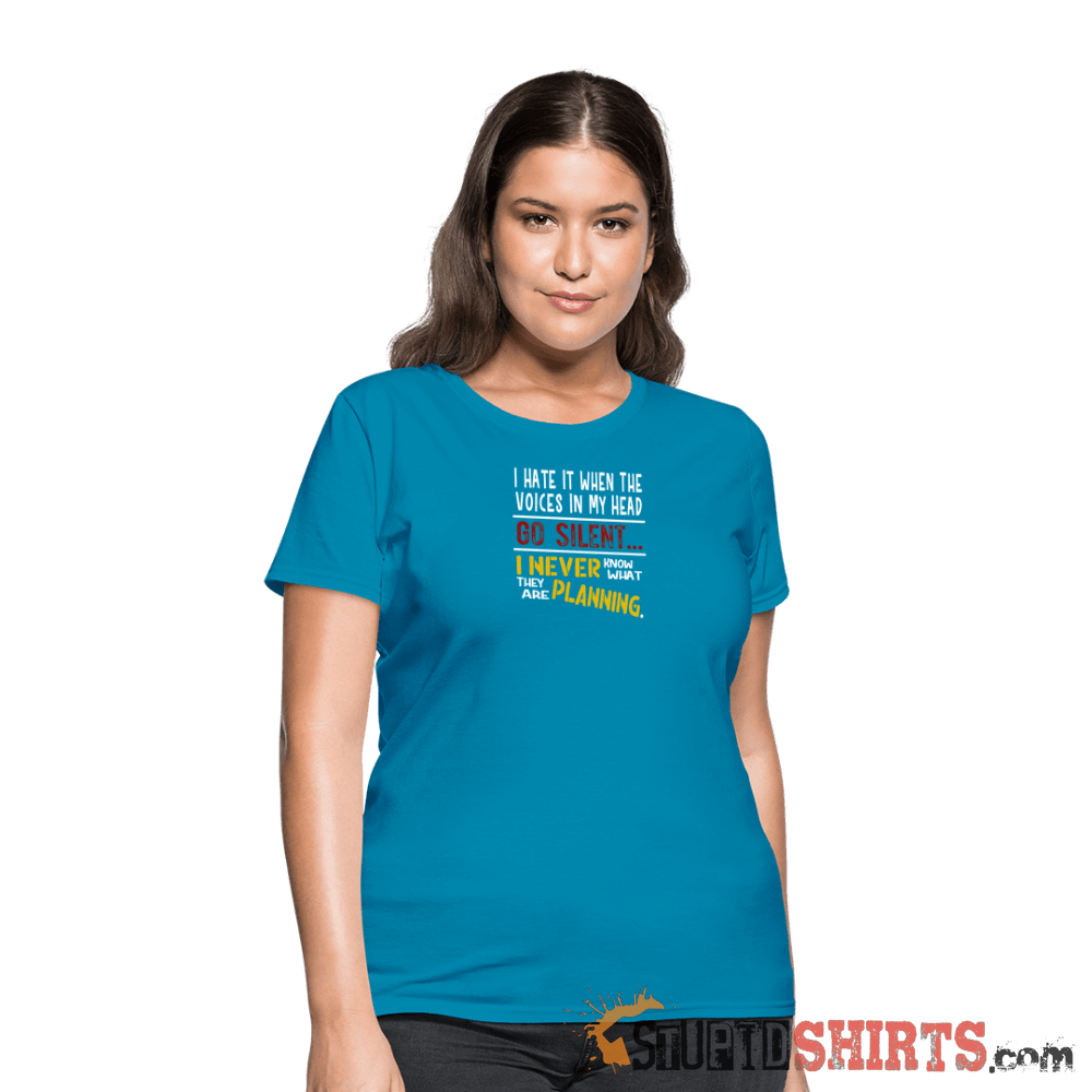 Voices Go Silent - Women's T-Shirt - StupidShirts.com Women's T-Shirt StupidShirts.com