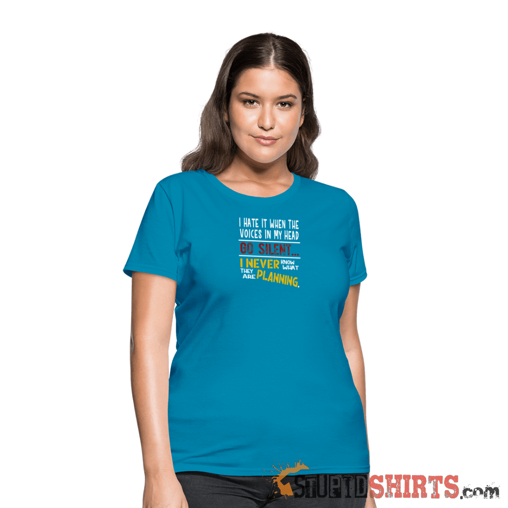 Voices Go Silent - Women's T-Shirt - StupidShirts.com Women's T-Shirt StupidShirts.com