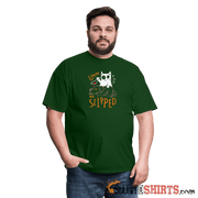 He Slipped - Men's T-Shirt - forest green