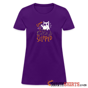 He Slipped - Women's T-Shirt - purple