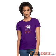 He Slipped - Women's T-Shirt - purple