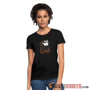 He Slipped - Women's T-Shirt - black