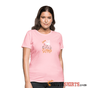 He Slipped - Women's T-Shirt - pink